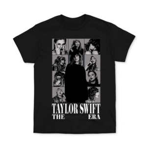 Taylor Concert Printed Cotton Black T-Shirt