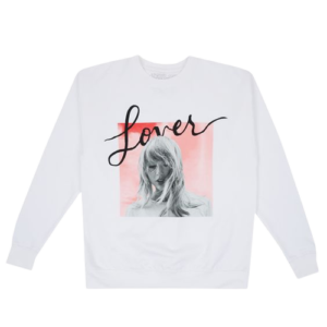 Taylor Swift Eras Tour Heather White Sweatshirt