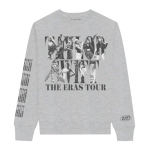 Taylor Swift The Eras Tour Heather Grey Sweatshirt