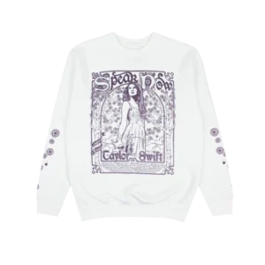 Taylor Swift The Eras Tour Heather White Sweatshirt