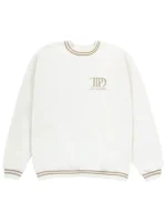 TAYLOR SWIFT THE TORTURED POETS DEPARTMENT WHITE CREWNECK SWEATER