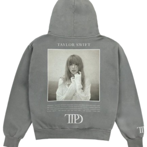 Taylor Swift The Tortured Poets Department Gray Hoodie