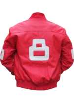 8 Ball Pink Leather Jacket