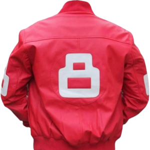 8 Ball Pink Leather Jacket