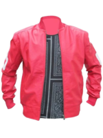 8 Ball Pink Leather Jacket