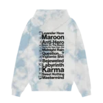 TAYLOR SWIFT MIDNIGHTS BLUE TIE DYE HOODIE