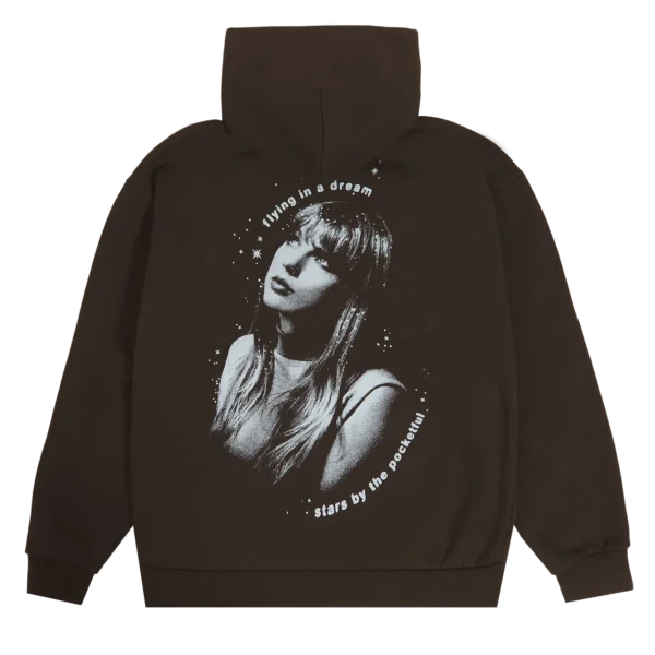 TAYLOR SWIFT MIDNIGHTS LIVING IN A DREAM BROWN HOODIE