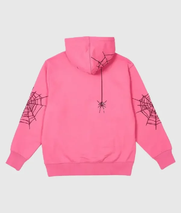 Palace Sp5der Zip Hoodie ‘Shock Pink’ Palace Logo